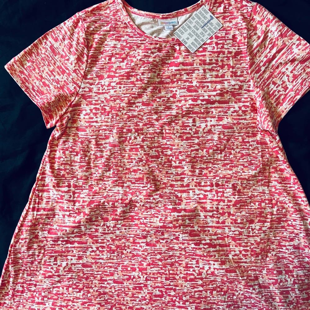 Red & Pink Tie Dye Sharkbite Top